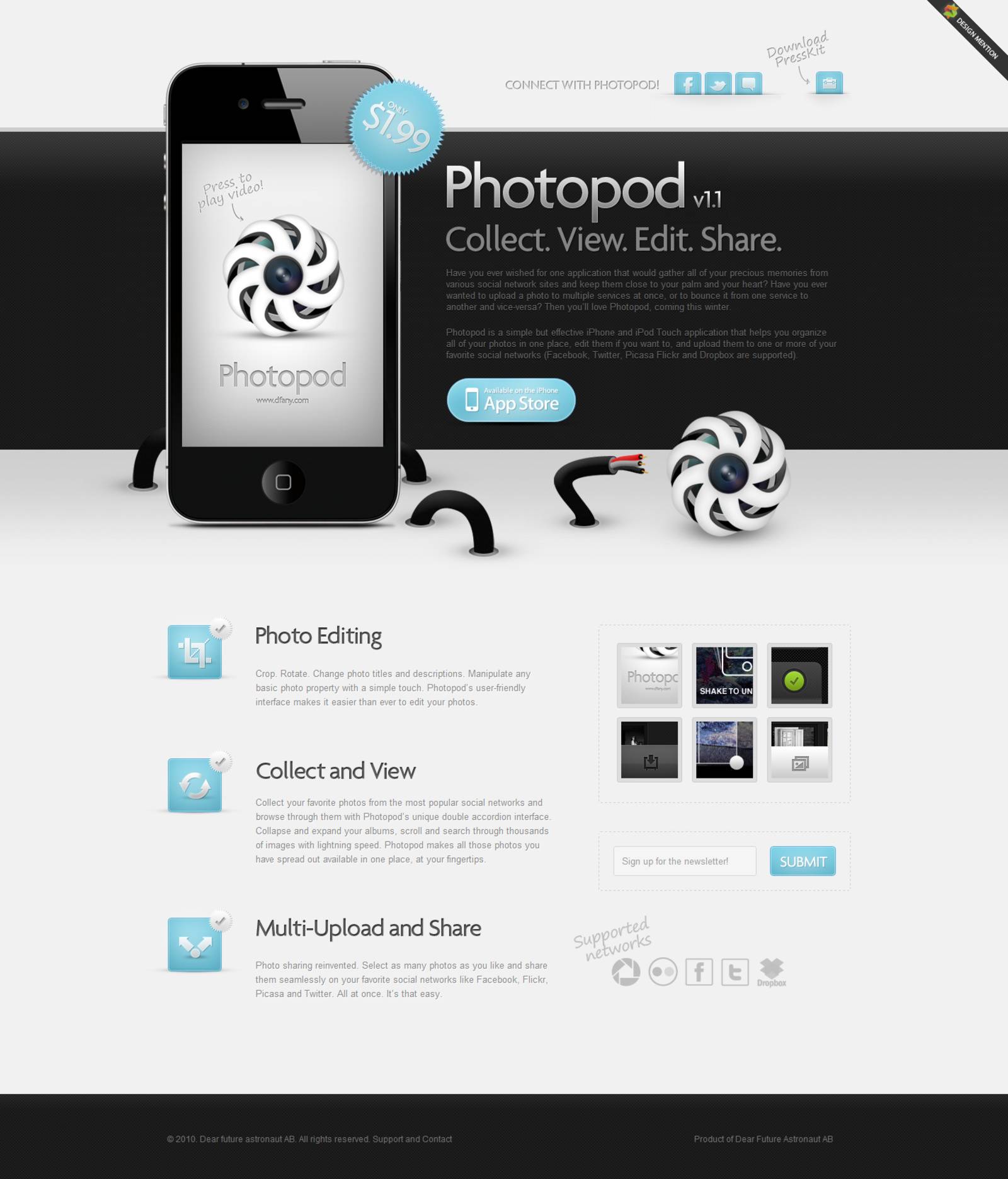 Photopod iPhone Application